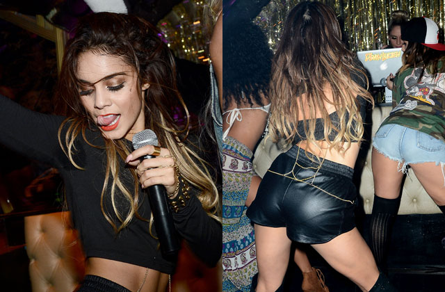 Sexy vanessa hudgens leather regret Sexy vanessa hudgens leather
