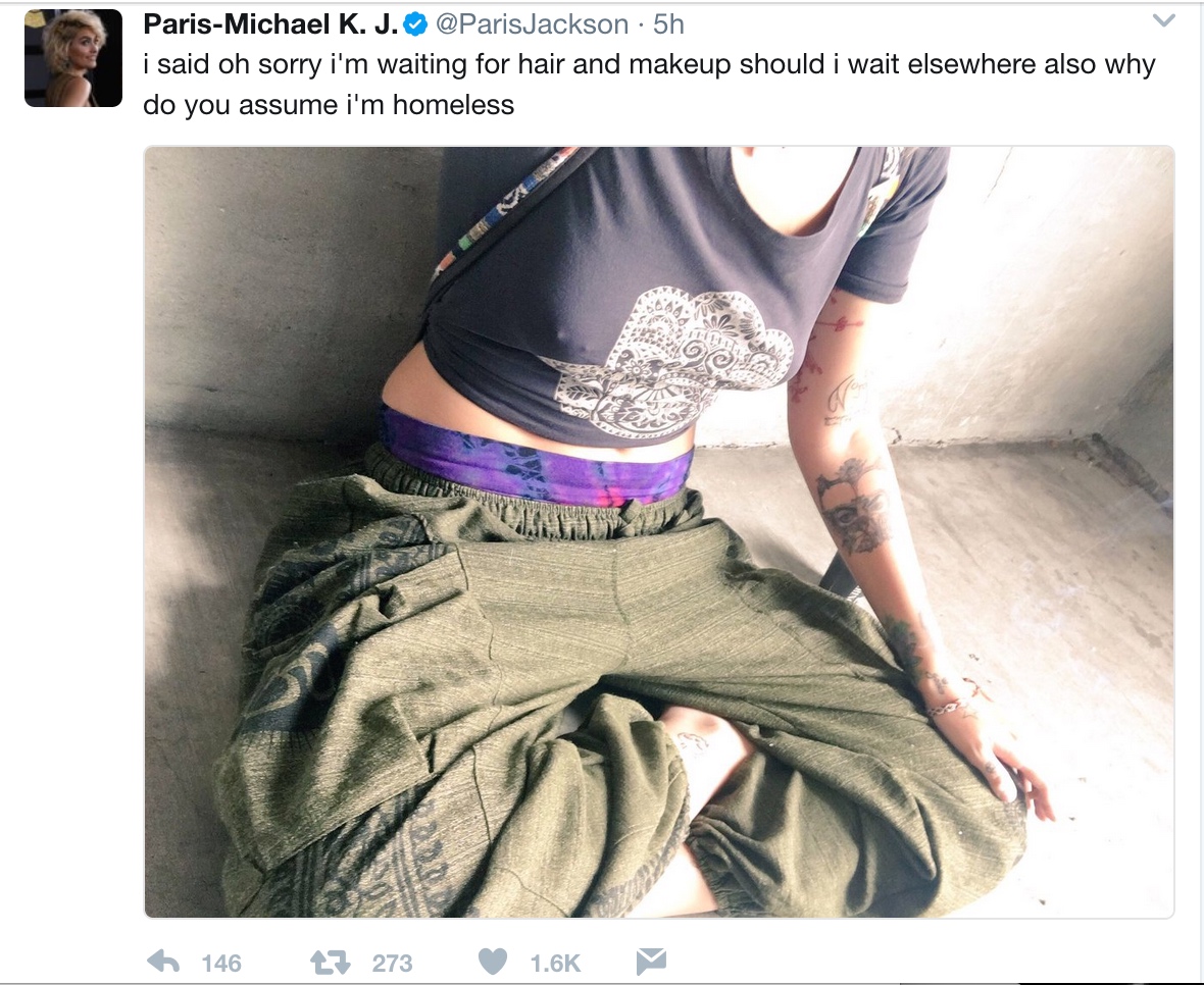 Paris Jackson Is Mistaken For The Homeless While On Set