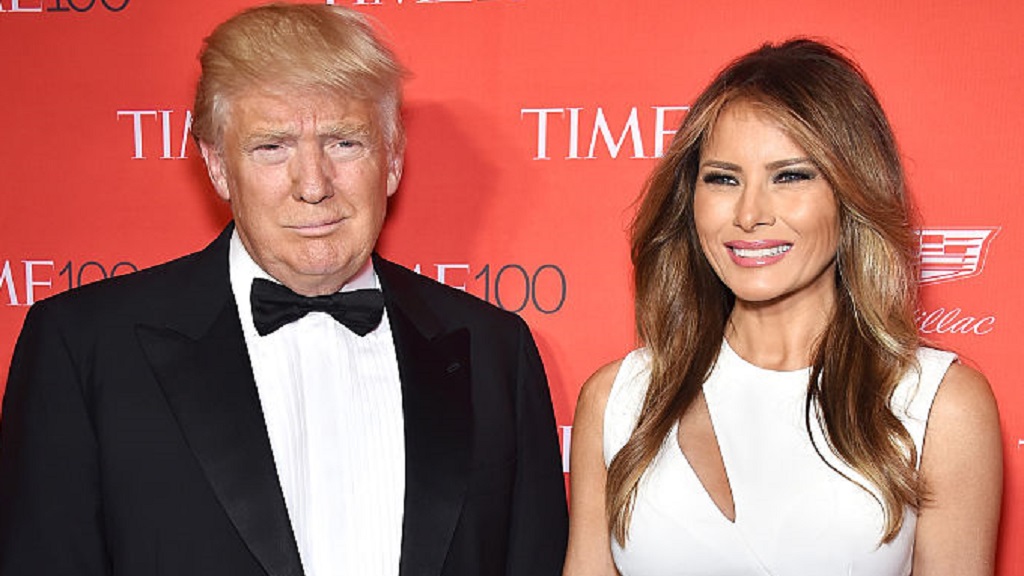 Mrs Trump denied having a relationship with the US presenter. (AAP)