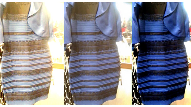 White and gold' dress earns spot among world's most puzzling optical ...