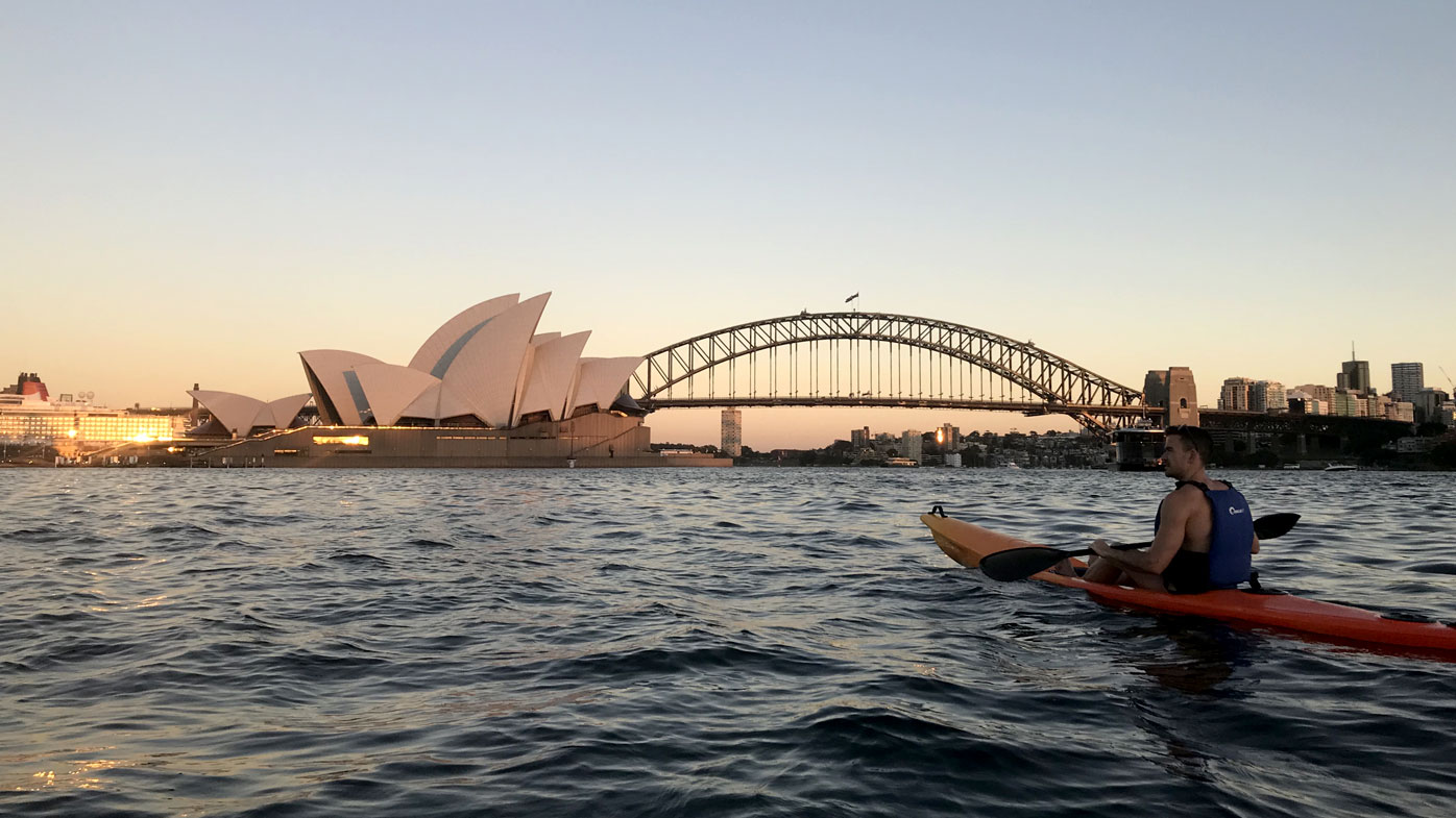 Kayaking tour on Sydney Harbour with OzPaddle review 9Coach
