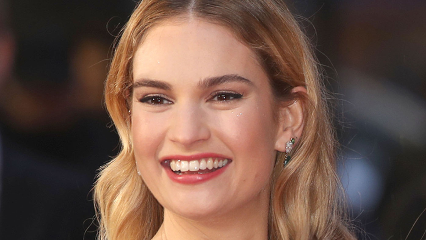 Lily James reveals what she kept in her diary growing up - 9Celebrity