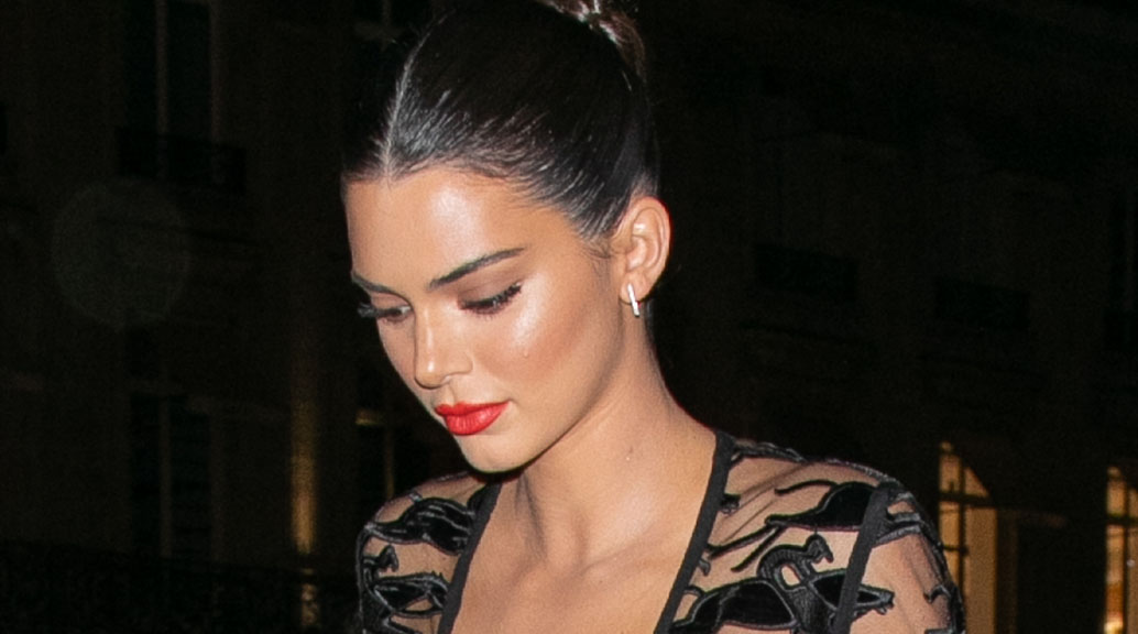 Kendall Jenner Stuns In Jaw Dropping Sheer Dress 9style