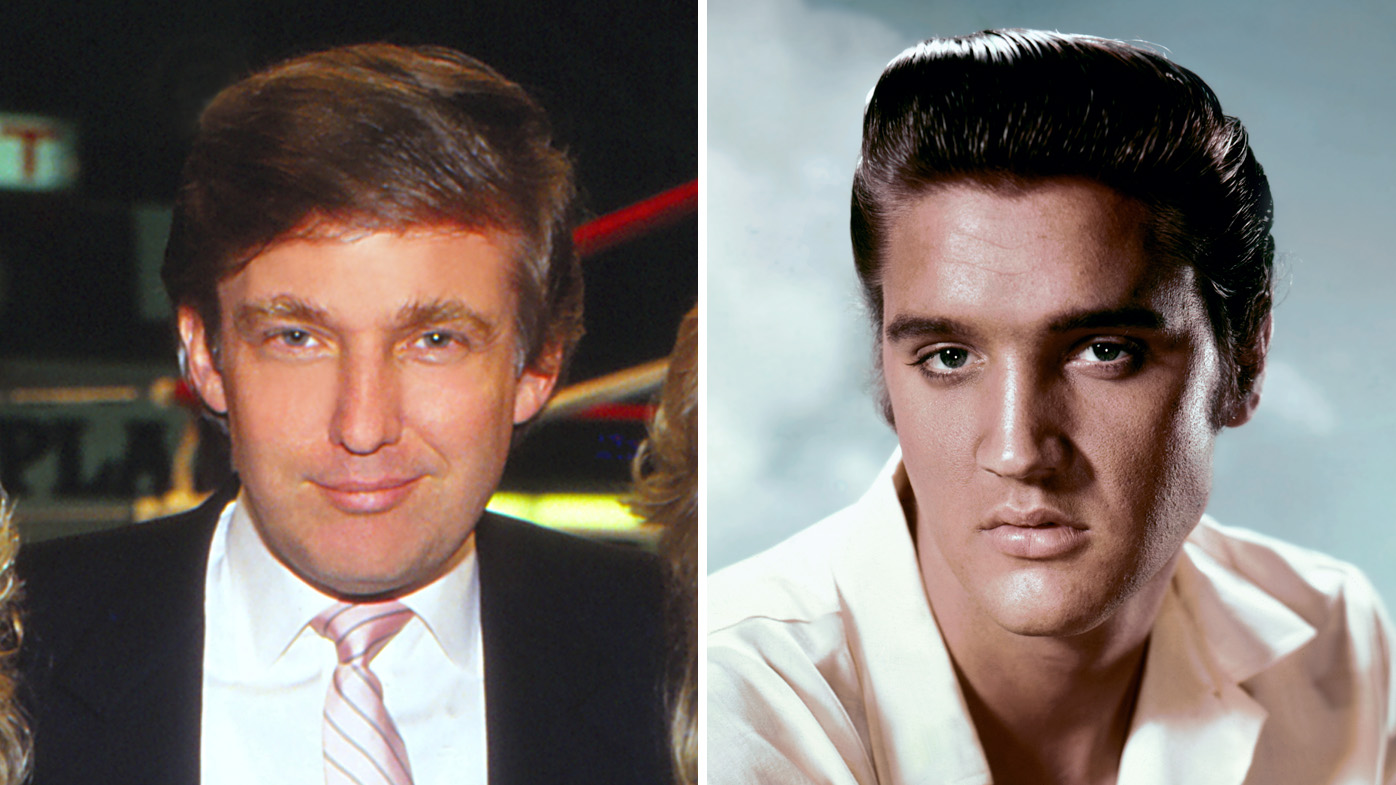 Donald Trump claims that people reckon he looks like Elvis Presley