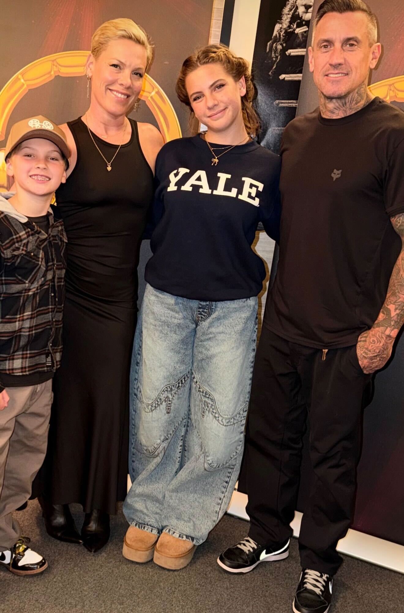 Pink and husband Carey Hart enjoy Broadway show with their kids after shutting down split rumours