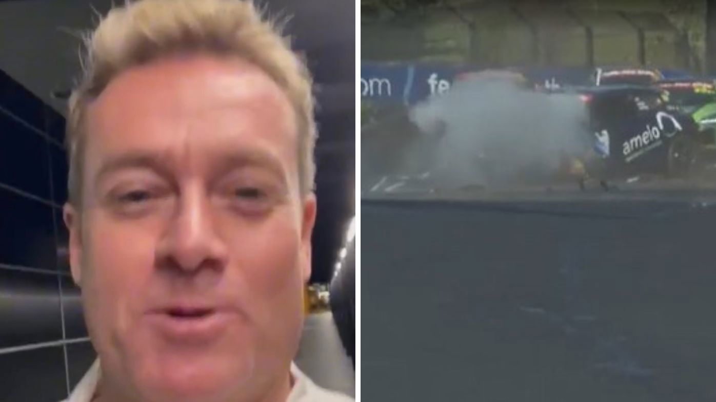 Grant Denyer updates fans after being taken to hospital following Bathurst crash: 'I'm A-OK'