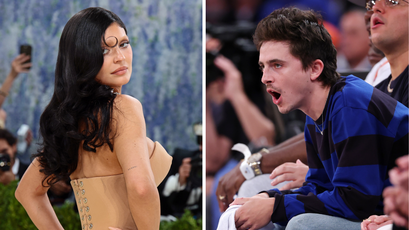 While Kylie Jenner turned heads at the Met Gala, Timothée Chalamet was at the basketball