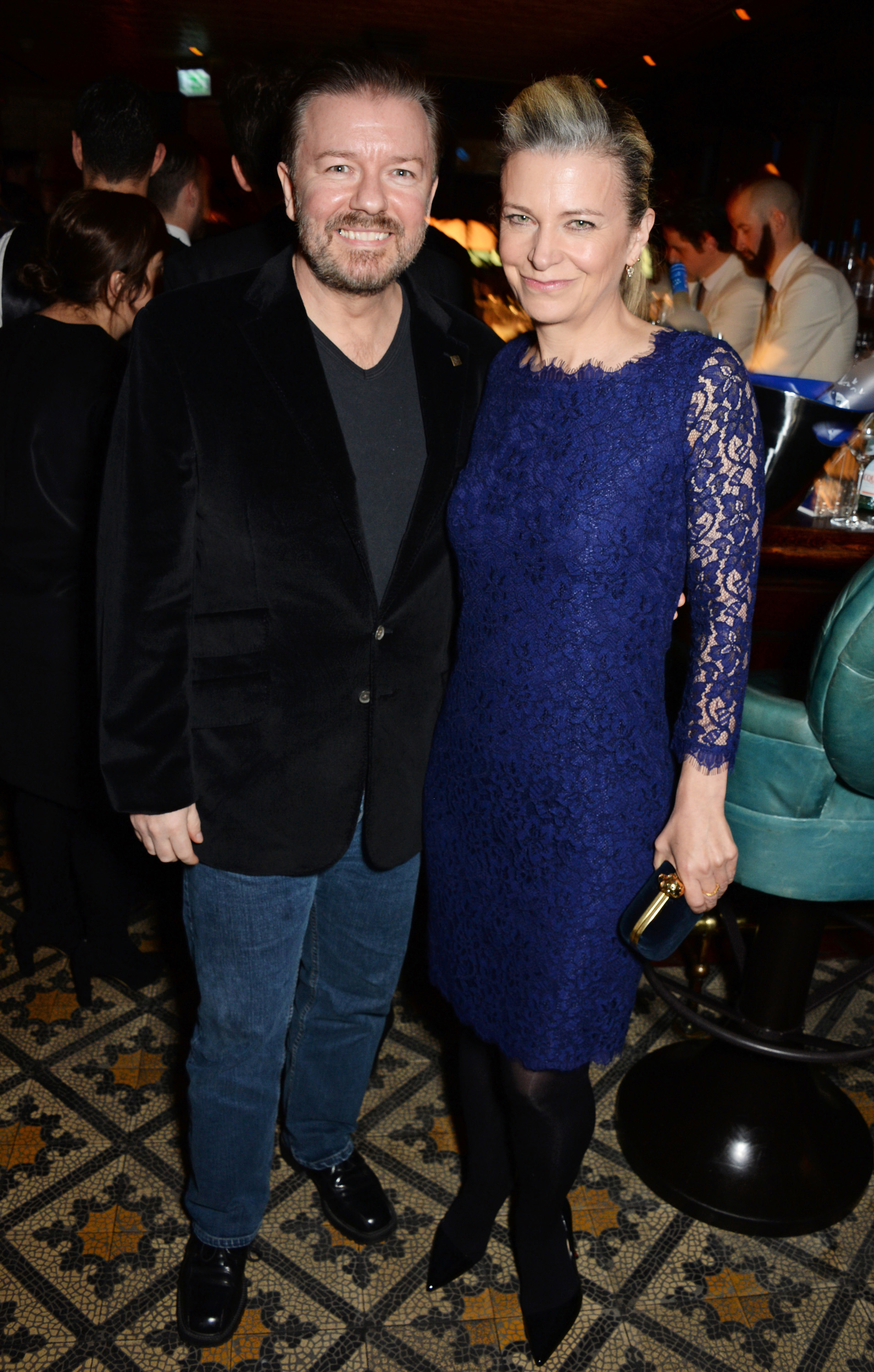 Ricky Gervais' long-time partner Jane Fallon is diagnosed with breast cancer
