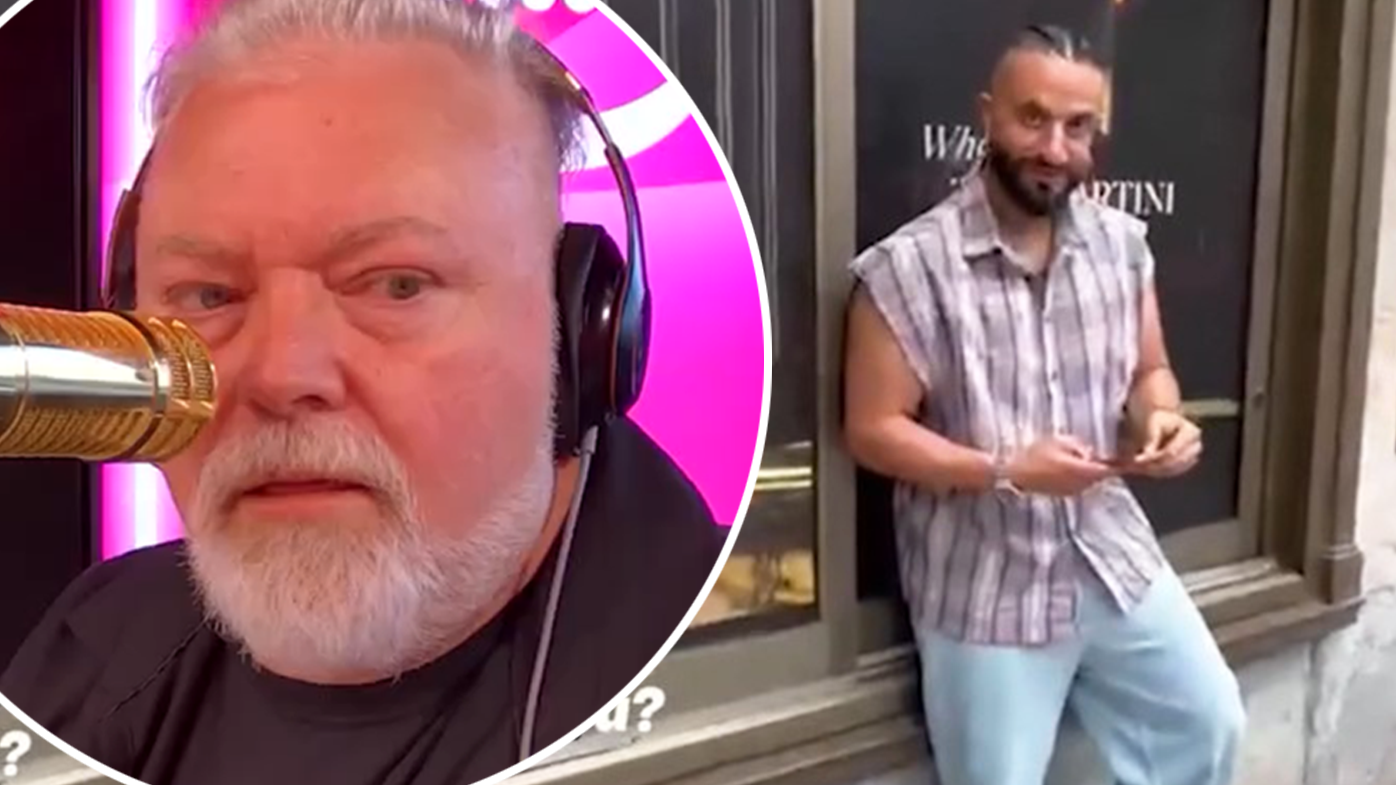 Kyle Sandilands' 'replacement' grilled in street over network rumour: 'Not saying anything'