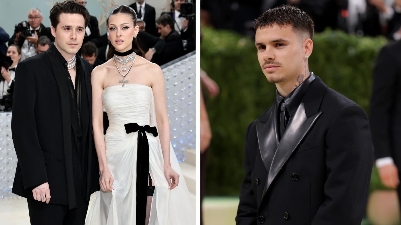 Why there was no Met Gala reunion for Brooklyn Beckham and brother Romeo
