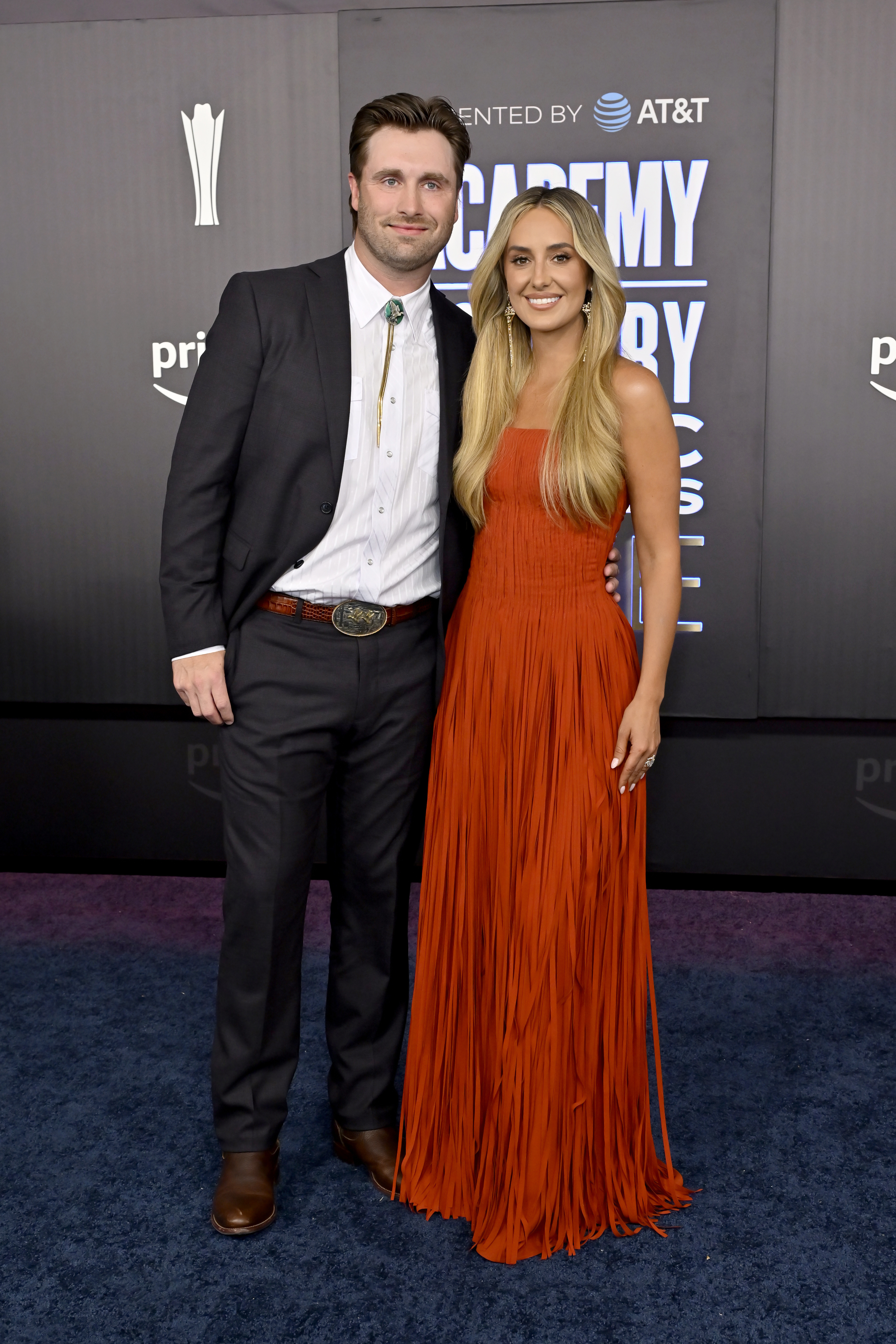 Yellowstone star and new husband make first red carpet appearance at Academy of Country Music Awards after surprise wedding