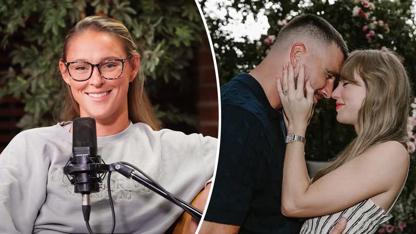 Kylie Kelce slams trolls speculating over her silence on Taylor Swift and Travis Kelce's engagement