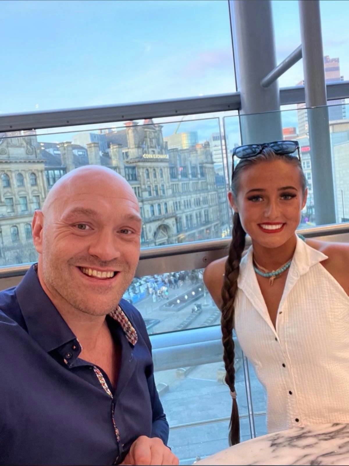 Boxing legend Tyson Fury's daughter Venezuela Fury, 16, weds husband Noah Price, 19