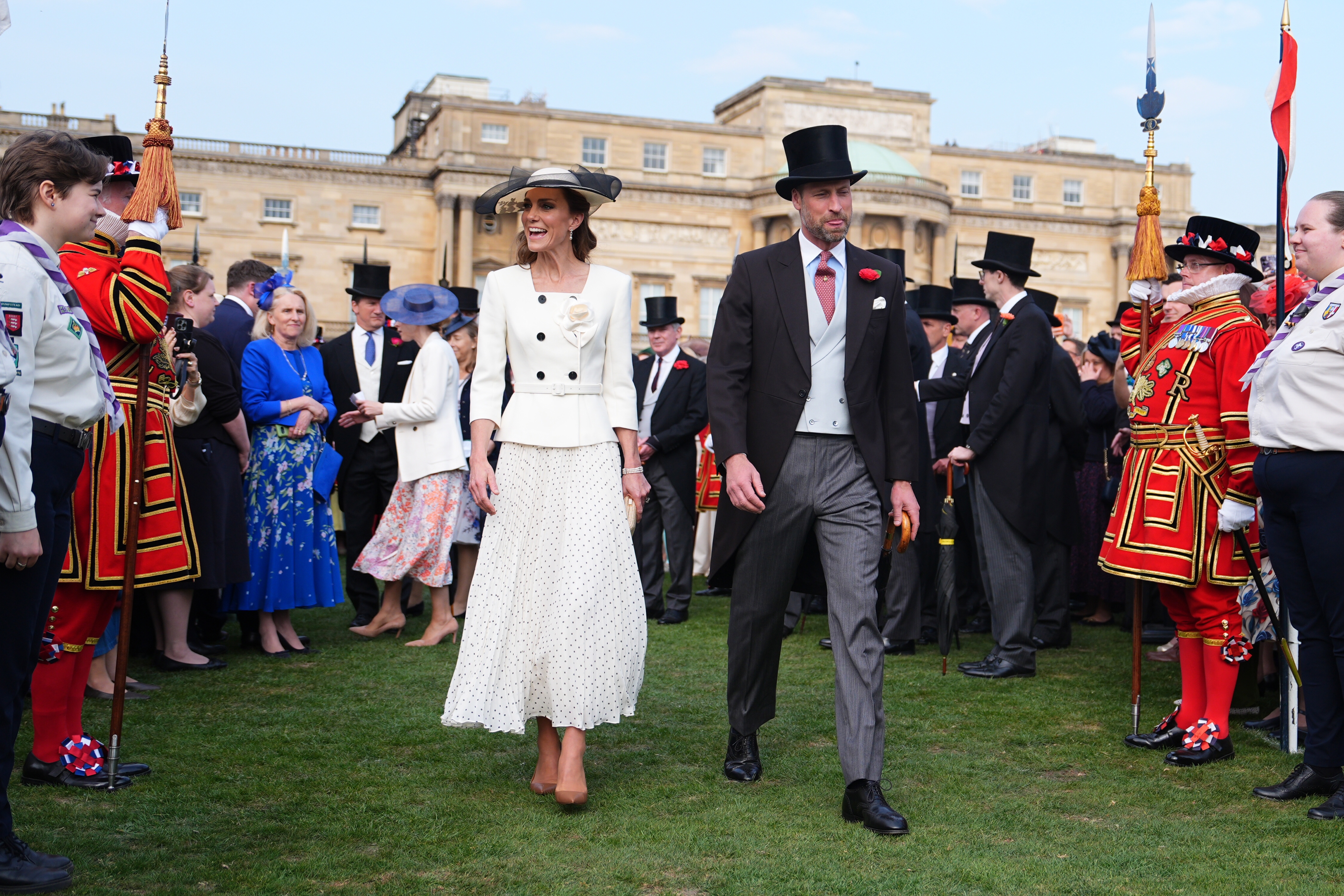 William and Kate host garden party after being spotted touring $110k boarding school