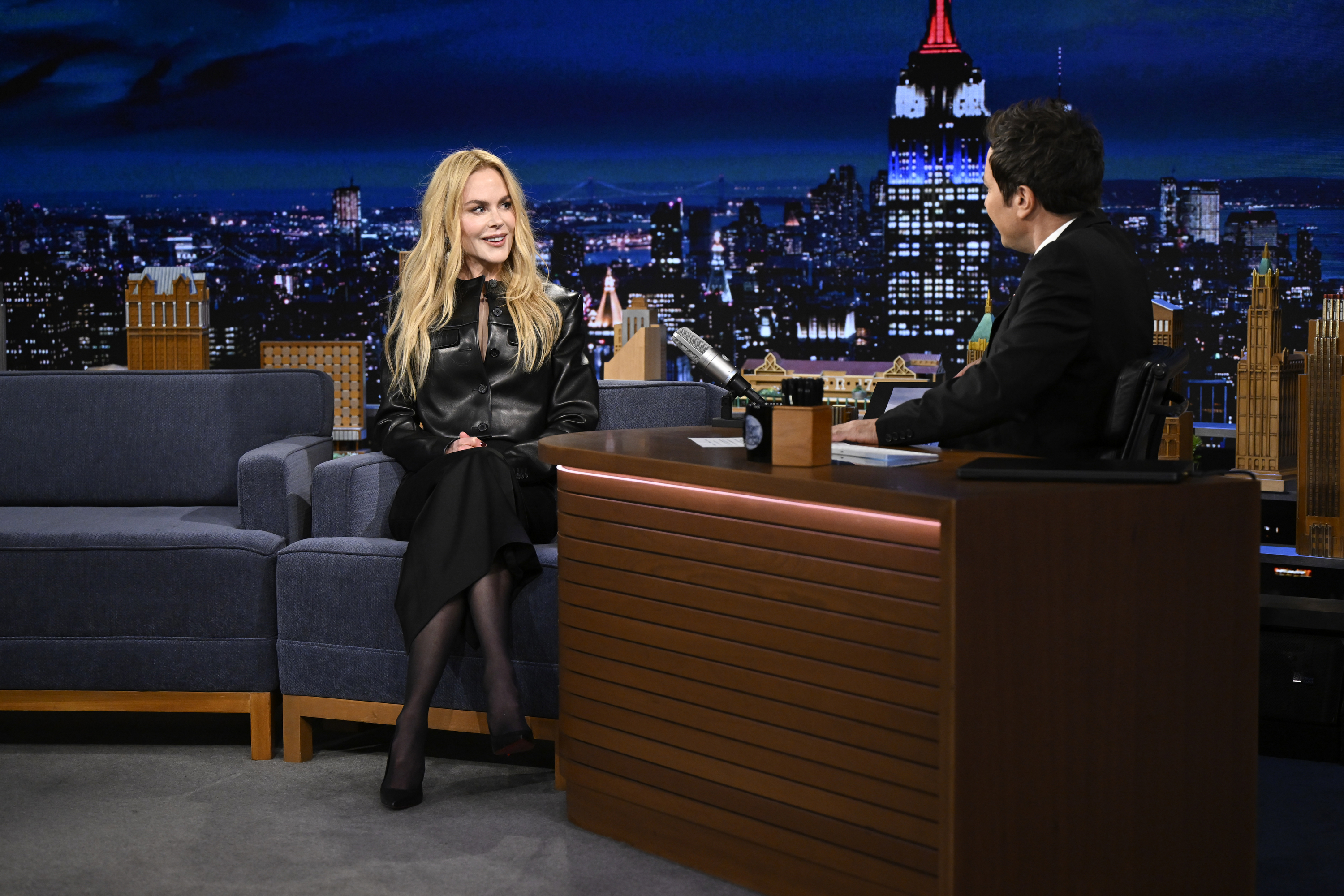Nicole Kidman comes face-to-face with past crush Jimmy Fallon following high-profile split