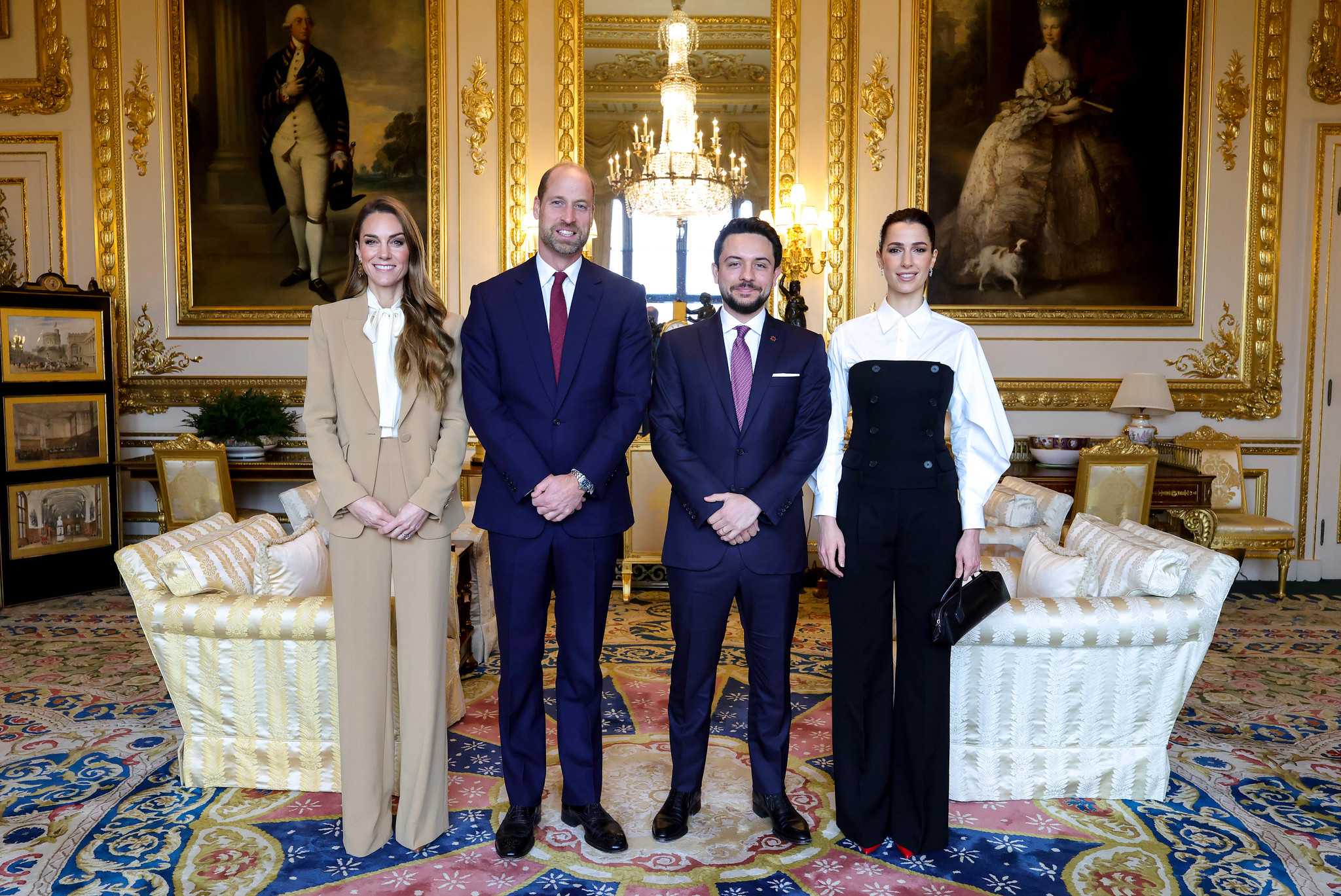 How Prince William bonded with Jordan's Crown Prince over football, flying and family