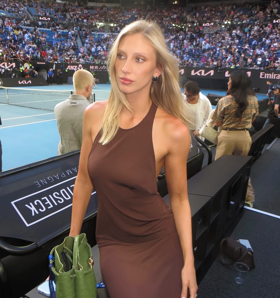 Style on the sidelines: The partners of tennis stars who are serving looks at the Australian Open