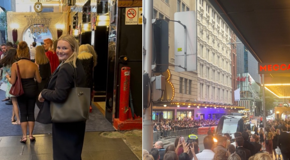 Celebrity pandemonium in Sydney's CBD as two very different star-studded events collide on the same street