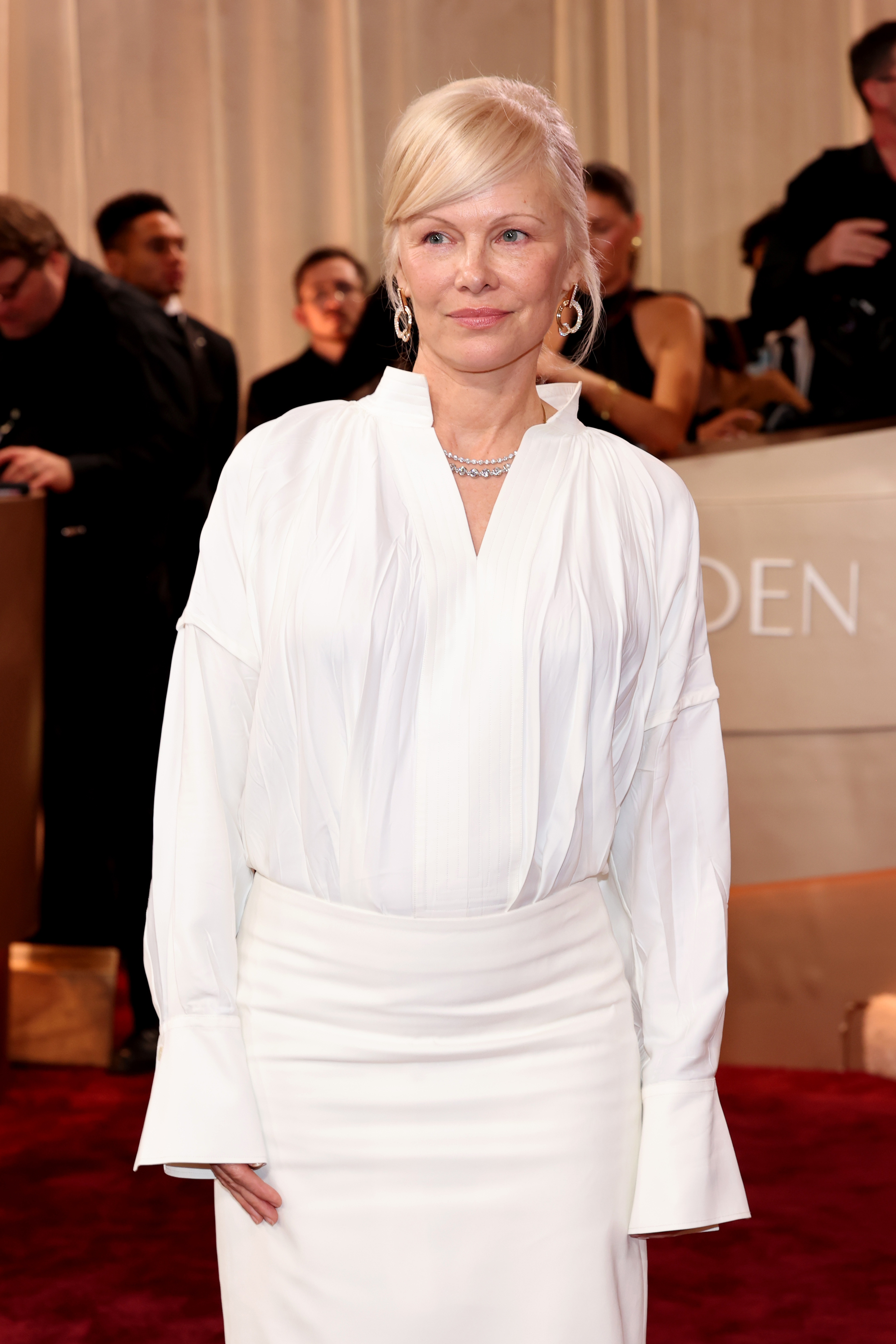 P﻿amela Anderson admits she fled Golden Globes to avoid a run-in with one Hollywood star