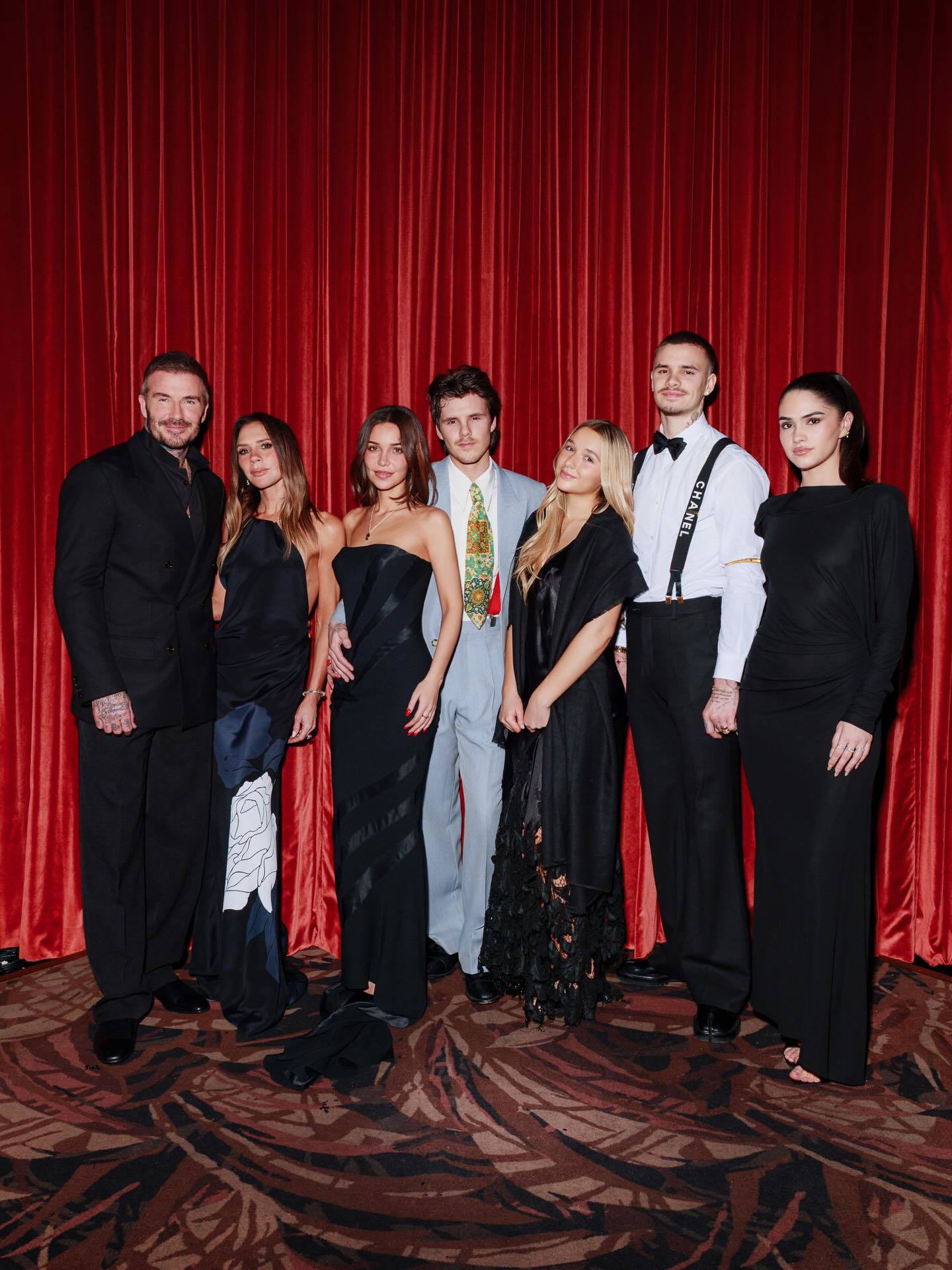 The Beckham family put on a dazzling display as they unite to celebrate Cruz's birthday amid feud