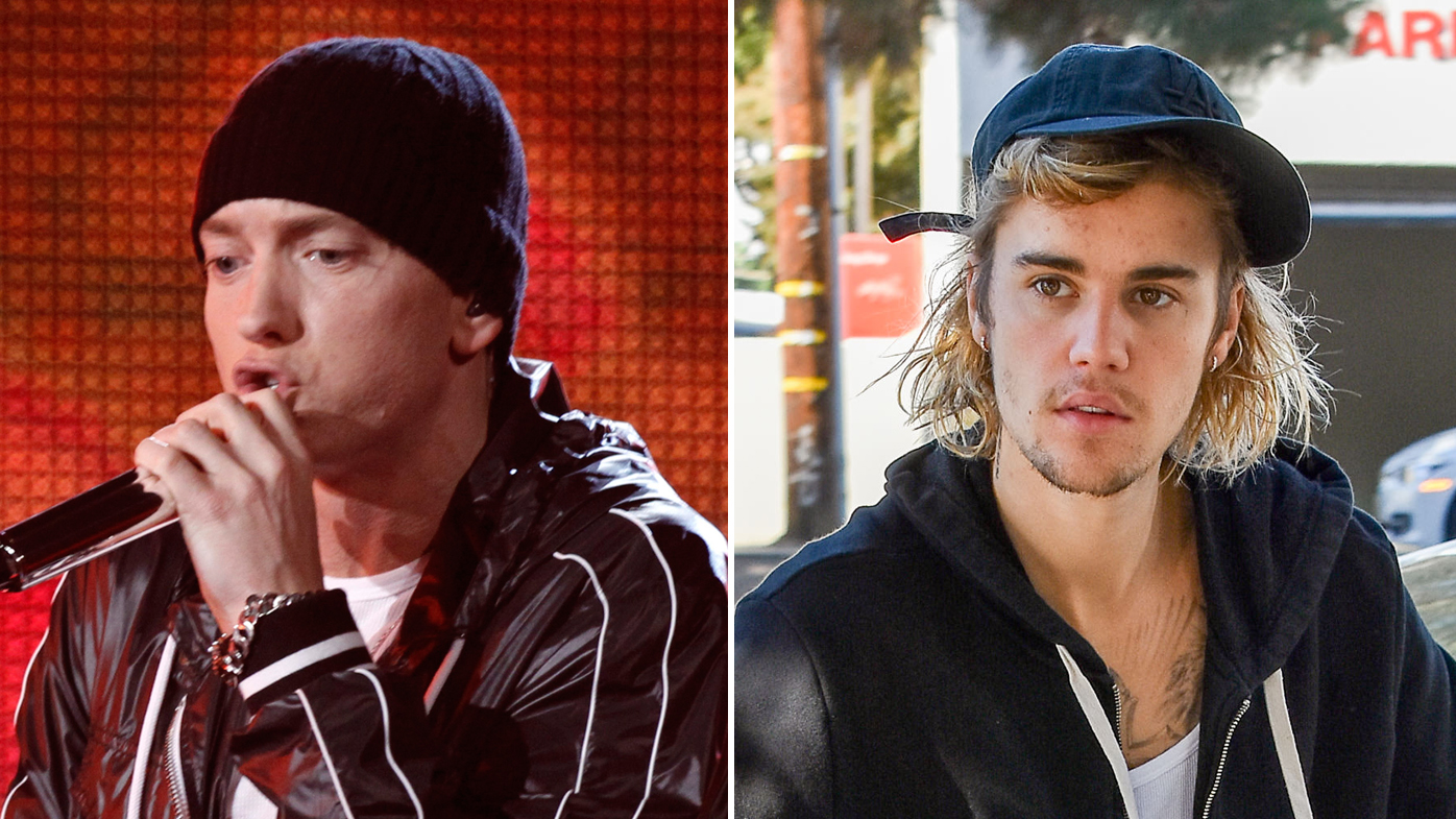 Justin Bieber calls out Eminem for 'dissing new rappers' in his music - 9Celebrity