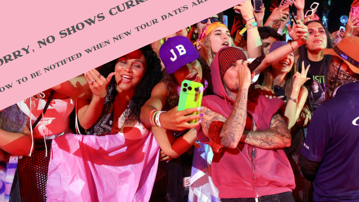 Is Justin Bieber announcing a world tour soon? Well, there's some evidence to suggest that he might