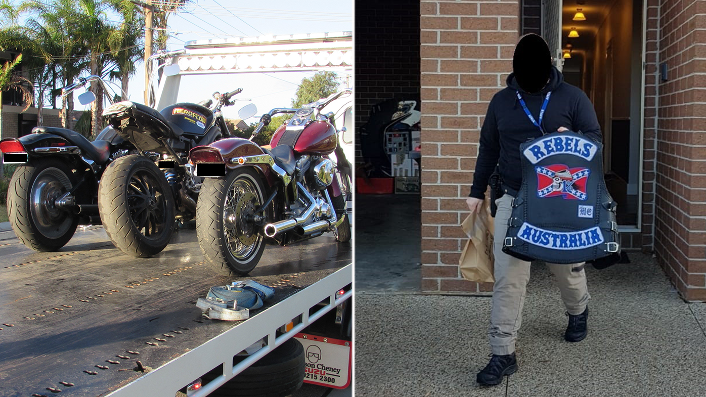 Rebels Bikie Gang Police Arrested Seven And Seize Firearms And