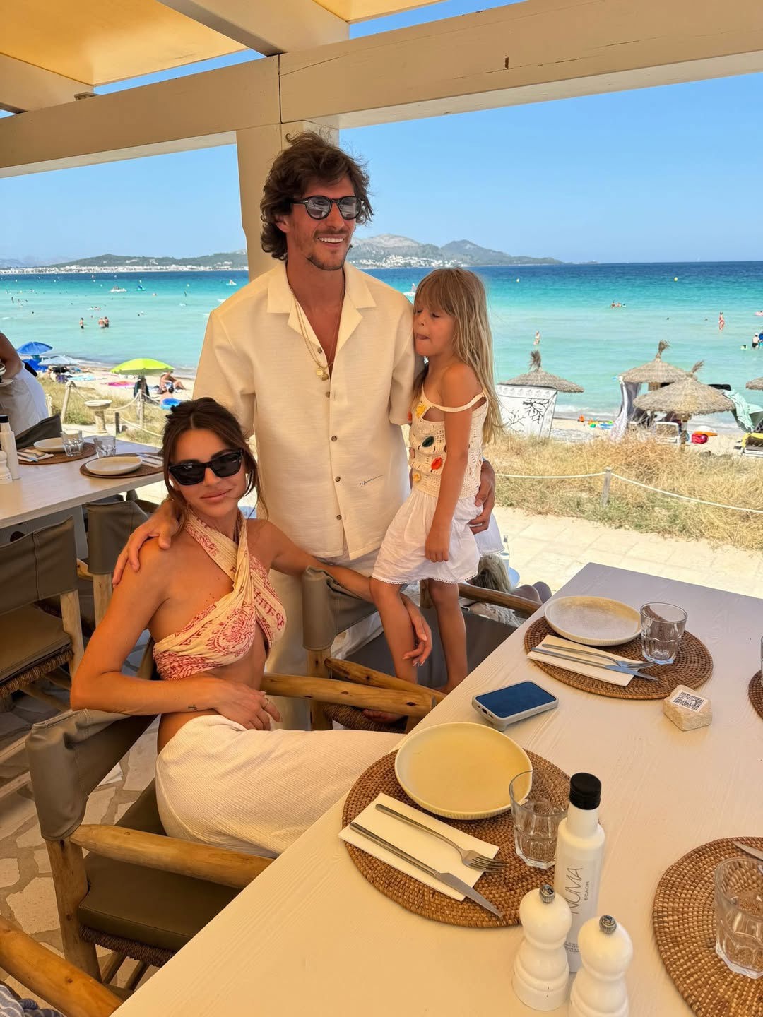 'My heart is shattered, and so is our daughter's': Jake Hall's ex Misse Beqiri pays tribute after 'unbearable' tragedy