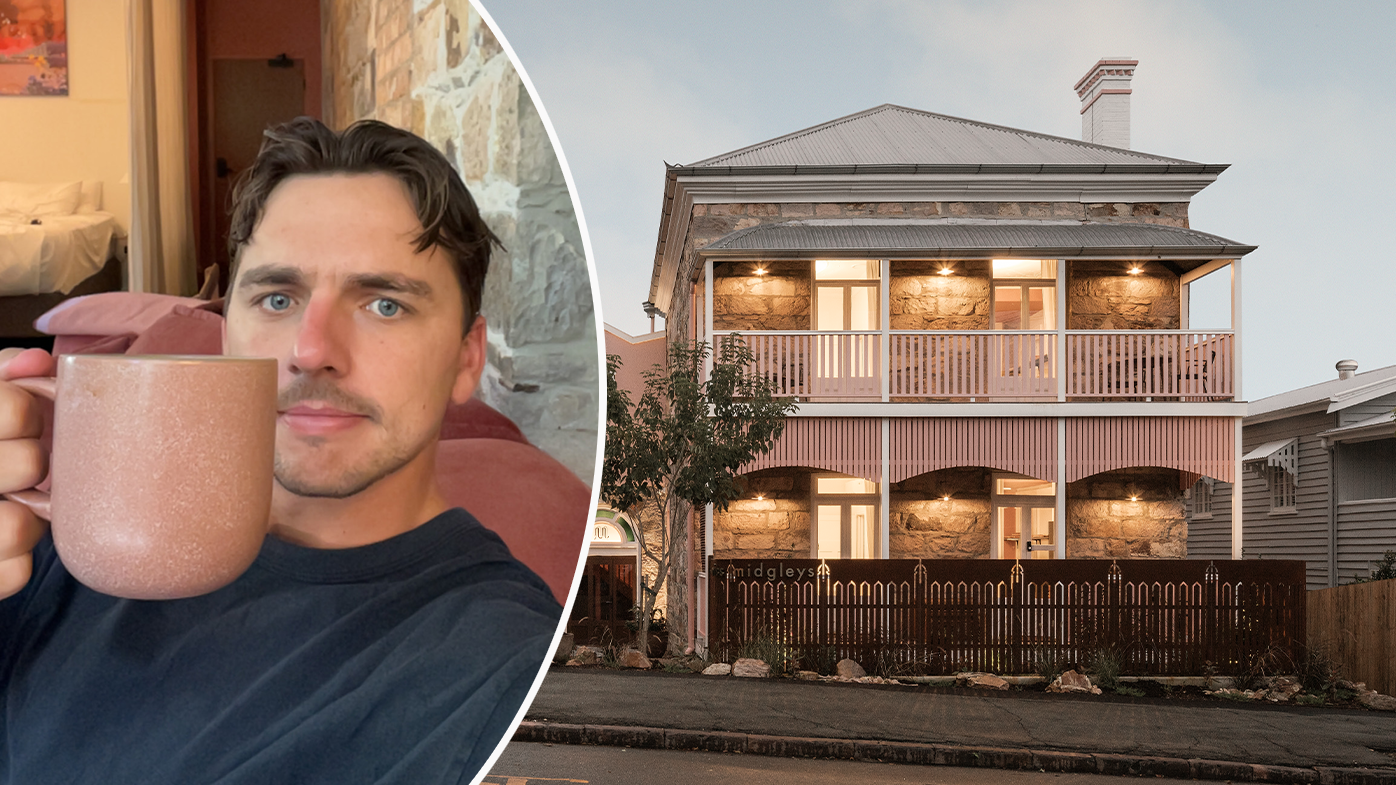 This boutique Brisbane hotel has framed an old lunch order. It's these subtle details that make it a must stay