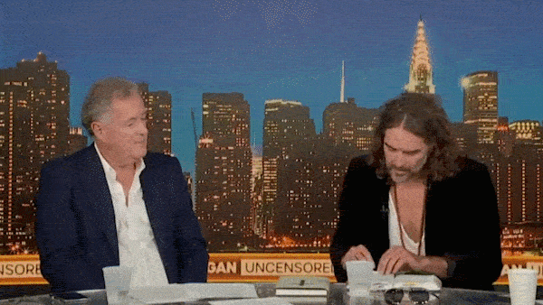 Russell Brand finds Bible verse he read in court after 'dire' Piers Morgan appearance
