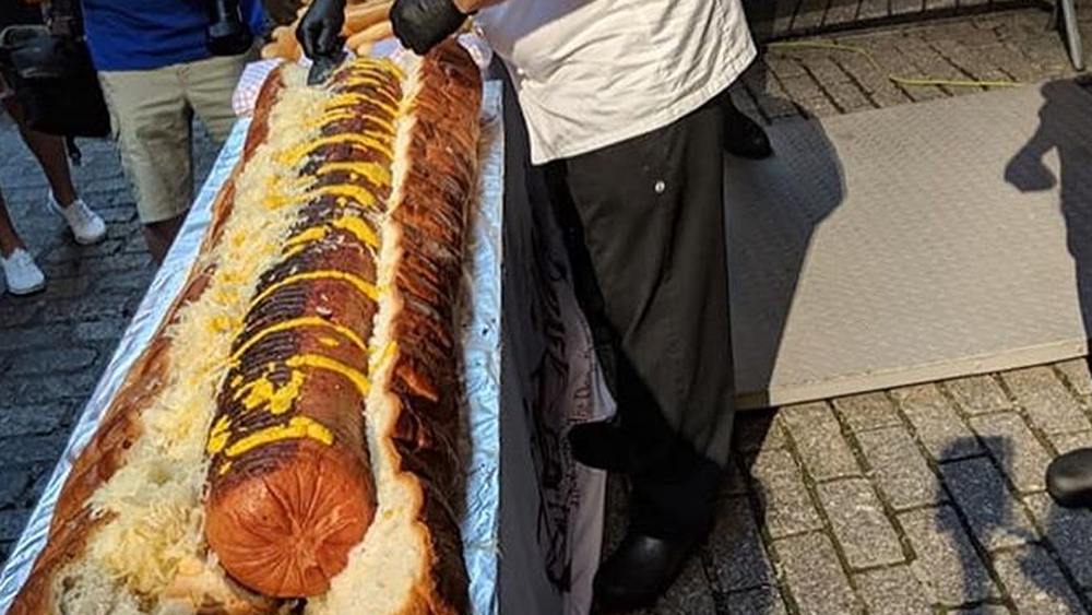 Is this the world's biggest hotdog? 9Kitchen