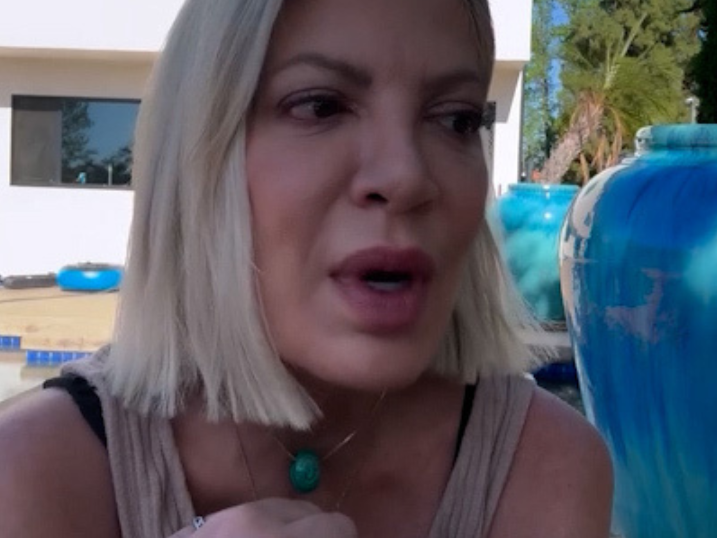 Tori Spelling's emotional update after horror car accident involving her kids: 'So lucky'