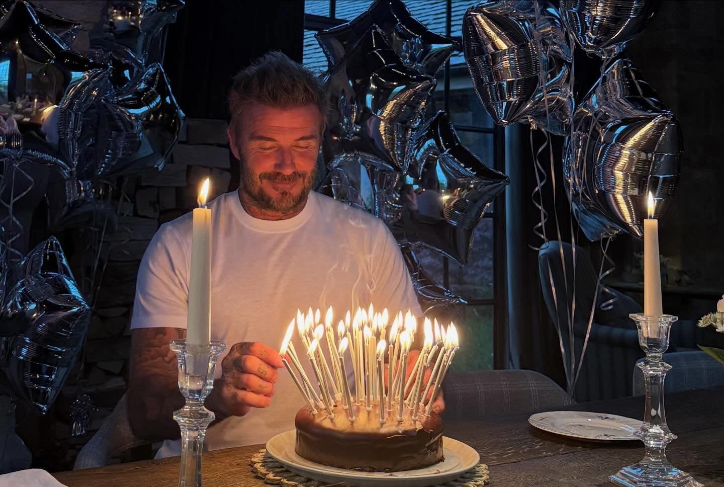 David Beckham thanks 'family' as he celebrates another milestone despite another snub from Brooklyn