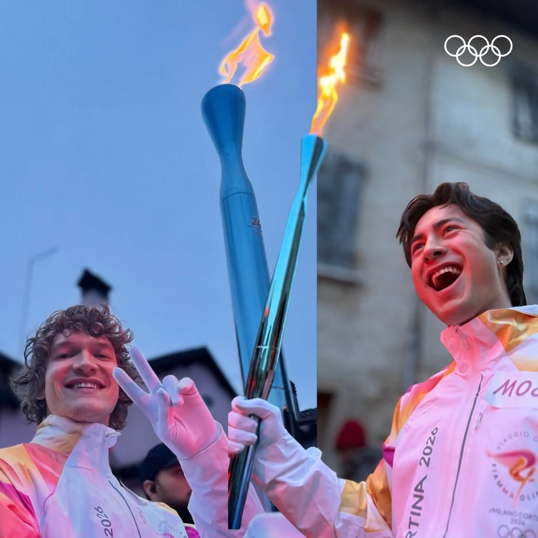 Two months ago, they were unknown actors. Now, they're Olympic torchbearers