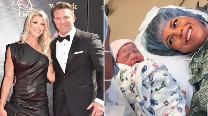 Steve Burton's ex-wife Sheree Gustin welcomes baby number five weeks after finalising divorce