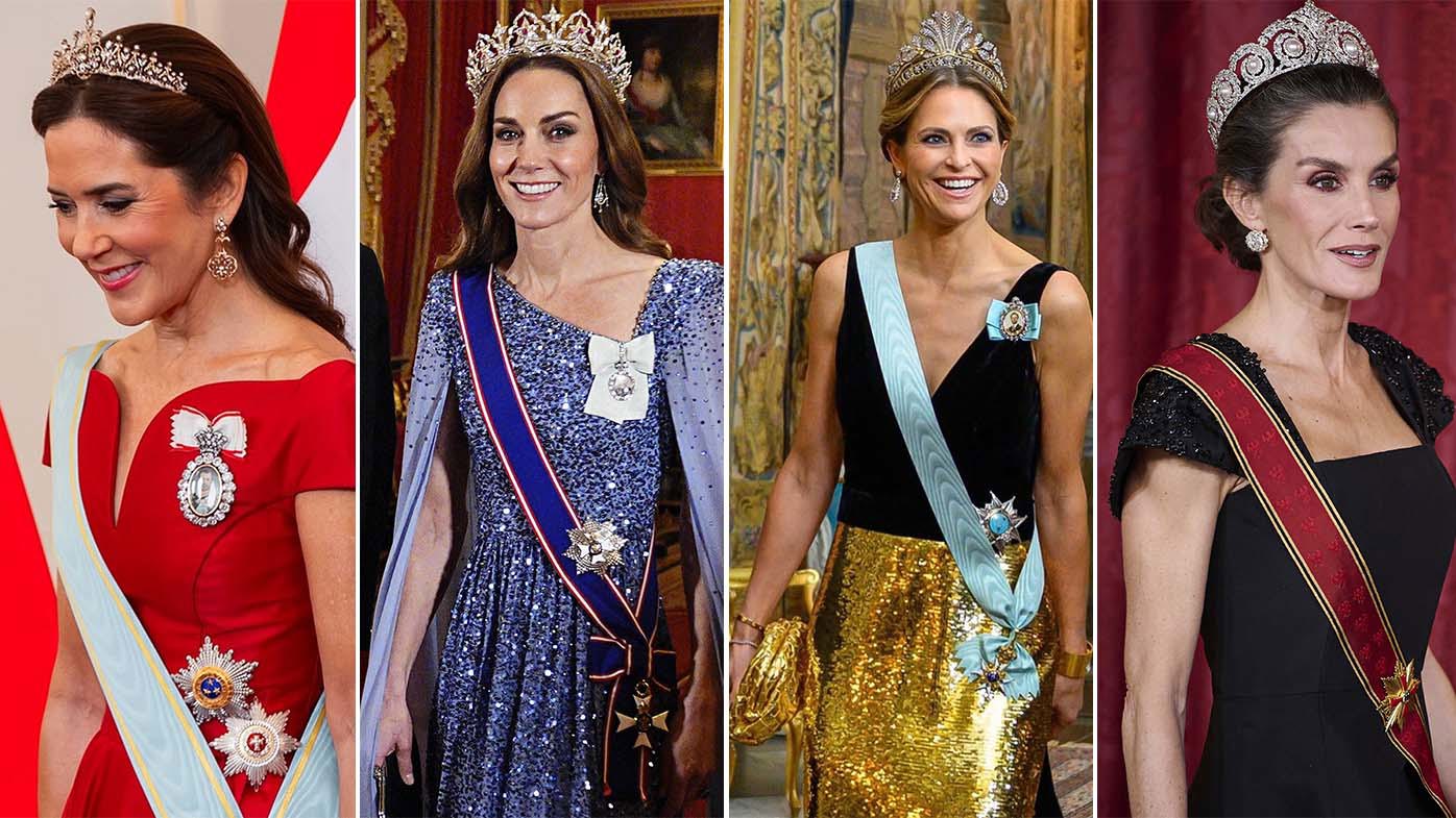 The best tiara looks of 2025: Queen Mary reigns supreme, Catherine adds to her collection and Princess Charlene re-wears royal wedding jewel