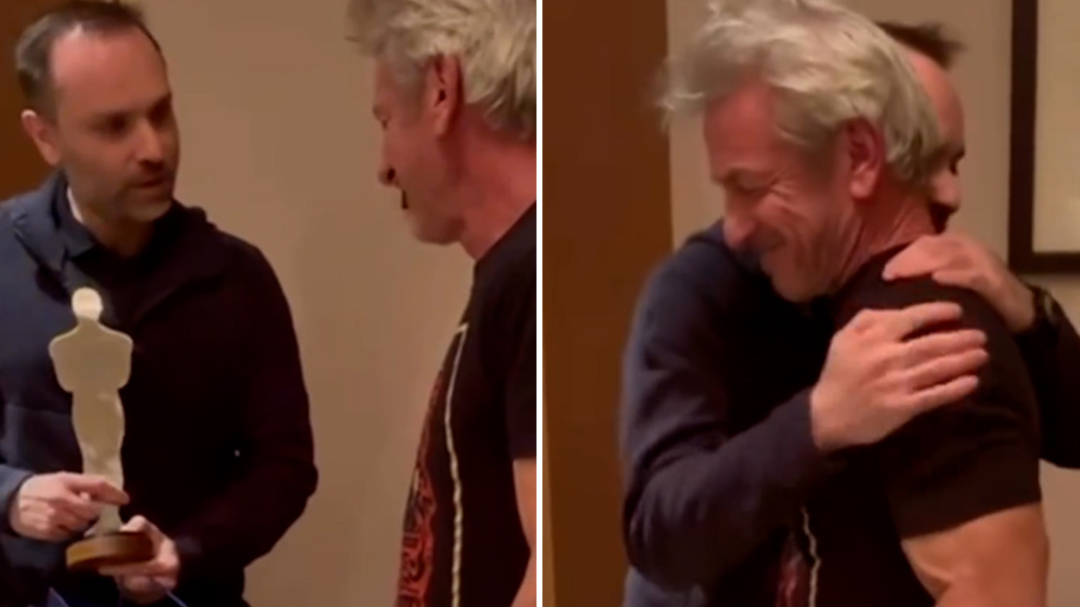 'It's not golden, but it's real': Sean Penn gifted makeshift Oscar after skipping ceremony