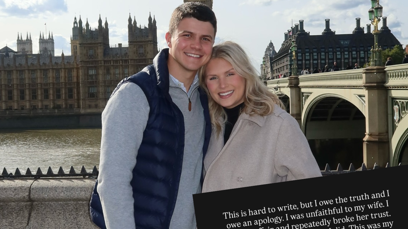 'Pain, humiliation and betrayal': Husband's shock confession days after reality TV couple reveal pregnancy loss