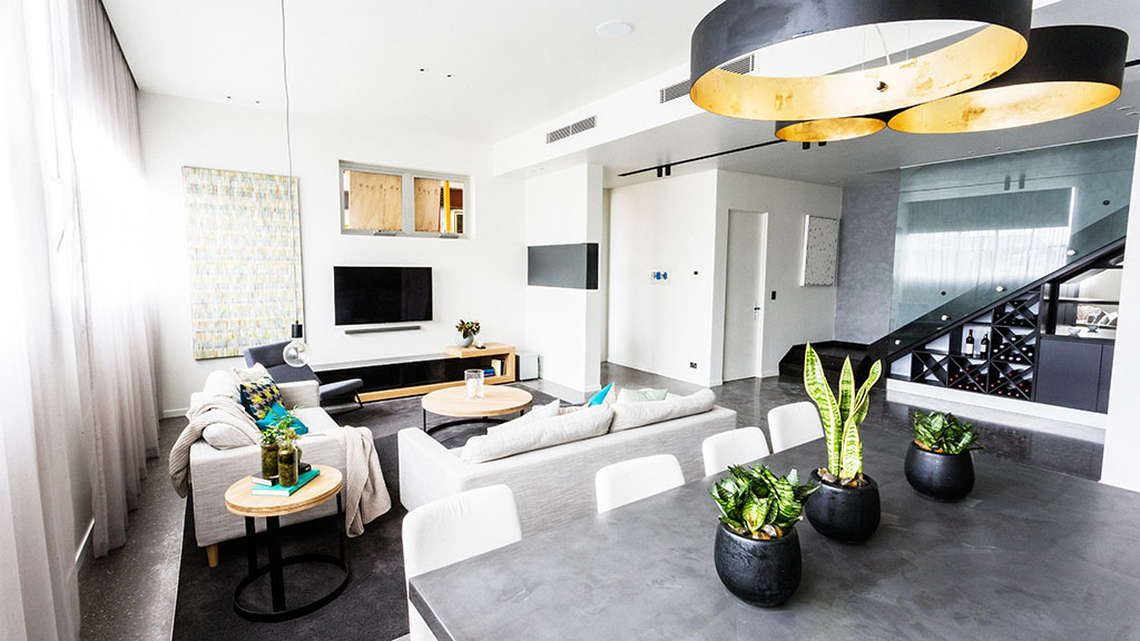 Living and dining week delivered some seriously impressive living areas, like this one from Max and Karstan.