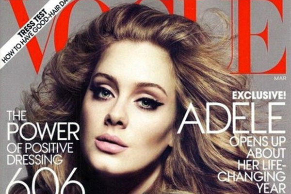 Pic: Adeleâ€™s super skinny Vogue cover | The FIX