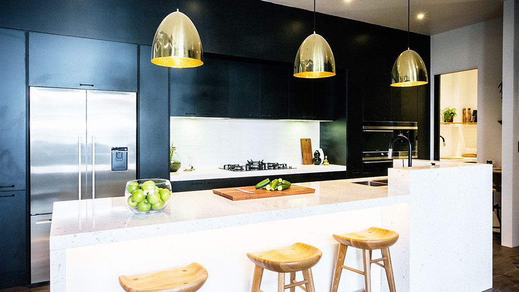 Neale said he never expected to love a black kitchen, but he did.