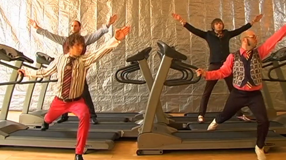 OK Go's video clip 'Here it goes again'.