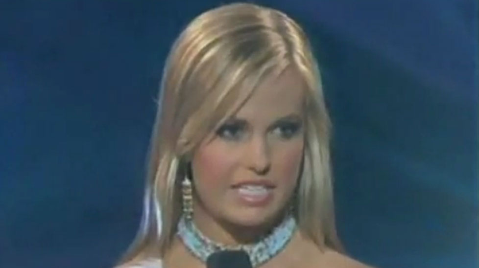 Miss South Carolina at the 2007 Miss Teen USA pageant.