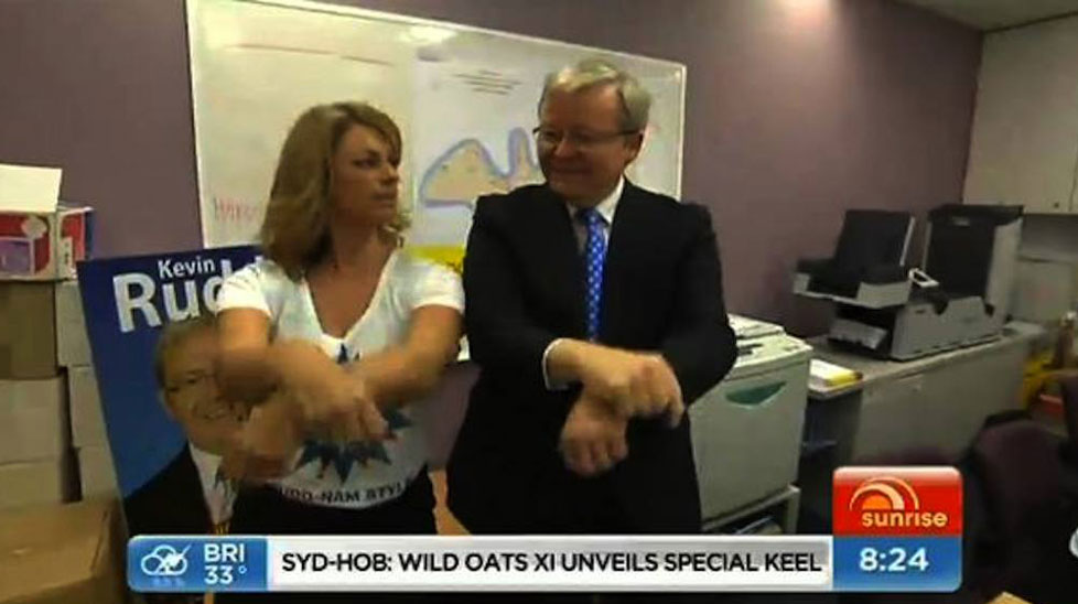 Kevin Rudd's cringe-worthy Gangnam Style attempt is one of hundreds of imitations. 