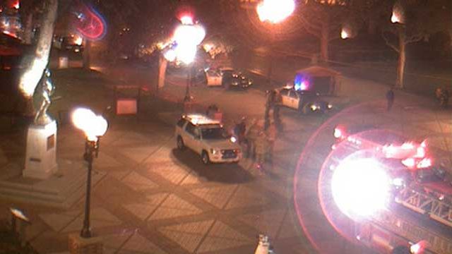 Gunshots were heard near the University of Southern California’s Tutor Campus Center