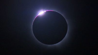 The moment of totality in Far North Queensland.