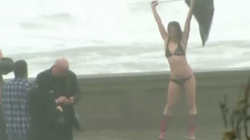 Check out these videos of New Yorkers throwing wild pranks as Hurricane Sandy sets in.