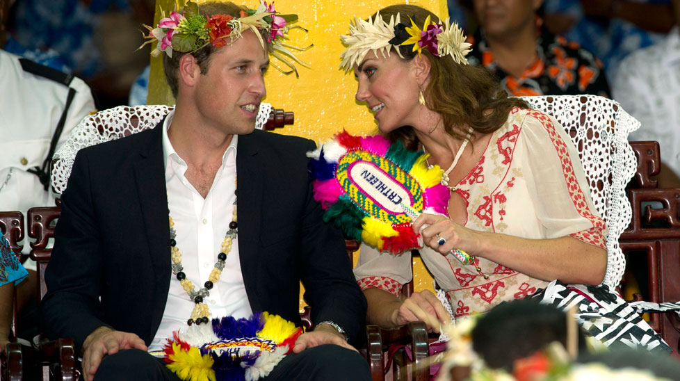 The Duke and Duchess of Cambridge are touring the South Pacific and Far East for the Queen's Diamond Jubilee.