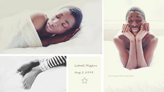 Latrell Higgins 'newborn' photos. (Kelli Higgins Photography)