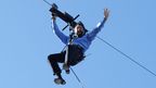 Hugh Jackman injured himself when he slid down a wire suspended on the Sydney Opera House during Oprah Winfrey's 2010 visit. Click through this gallery to watch some of the most shocking celebrity stunt fails.